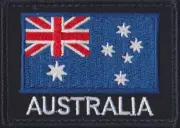 Australian National Flag - GPU RAAF Deployment Militaria Patch Patches