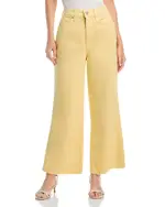 Veronica Beard Taylor Cropped High Rise Jeans in Chamomile