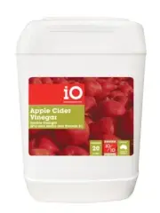iO Cider Vinegar 8% Garlic B1 20 Litre Horse Cattle Equine Good Bacteria Equine