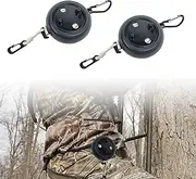 bssiwbepon 2PCS Retractable Bow Hoist Tree Stand Bow Hunting Accessories and Deer Hunting Equipment Saddle Bow Pull Up Rope 33ft Heavy Duty