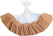 Price Tags with String, WADY 300 Pieces Kraft Paper Tie on Labels, Brown Mark...