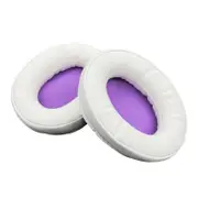 2 Foam Headphone Earmuffs for Kingston Hyperx Cloud Mix / Flight s / Alpha - White 2 Pcs