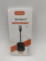 FcotMiue Wireless CarPlay Adapter 2024 Upgrade Iphone Plug & Play New Sealed