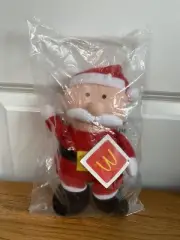 McDonald's 8" Santa Claus Plush Toy Doll 2003 NEW Still in Sealed Package w/tag