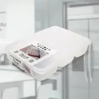 在飛比找momo購物網優惠-日本製可直立冷凍保存盒-6分格-450ml-3入(保存盒)