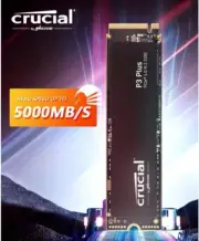 Crucial P3 Plus 1TB PCIe 4.0 3D NAND NVMe M.2 SSD, up to 5000MB/s - CT1000P3PSSD