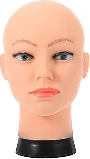 VICASKY Women Mannequin Head for Wig and Hat Display Durable Model for Hair Styling Practice Realistic Design Female Head for Wigs Caps Scarves Versatile Use