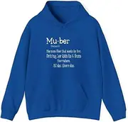 [X.Style] Mu-BER Definition The Mom Uber That Works for ds031 Hoodie Royal M