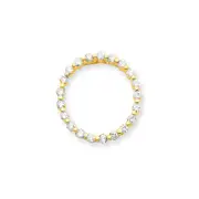 14K Yellow Gold AA Real Diamond Pendant