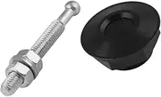 Gatuida Engine Bonnet Lock Engine Hood Lock Push Button Hood Lock Engine Cover Lock Black