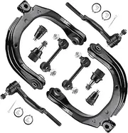 10 PCS Kit Front Upper Control Arm With Ball Joint Fit For Chevrolet Trailblazer GMC Envoy 2008-2009 Saab 9-7x 2008 Suspension Kit With Tie Rods Sway Bar Link