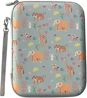 Card Case for Yoto Card Holder Storage Portable Folder with Zipper 80 Pockets Cards Card Binder fit 2.3 * 3.4 inch Mini Audiobook Cards Card Binder Holder with Sleeves for Travel (Animal)