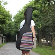 Guitar Bag Guitar Box Backpack Adjustable Shoulder Strap Portable Guitar Bag Perfect for Travelling(Dark)