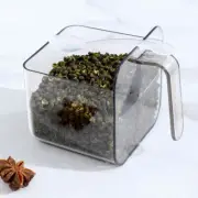 Wall Mount Spice Rack Organizer Sugar Bowl Salt Shaker Seasoning Container Bo CR