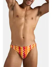 [Teamm8] Resort Bikini Swim Brief in Red Mirage