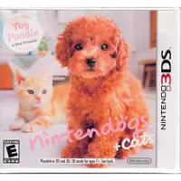 在飛比找蝦皮商城優惠-3DS美規專用遊戲 任天狗 + 貓與紅貴賓犬 Nintend