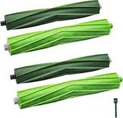 EZ SPARES 2Set Replacement for Rbot ROOMBA i Series E5 E6 I7 I7+,Multi-Surface Rubber Brushes,Vacuum Cleaner Accessories