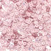 Loose Sequins 4200Pcs Cup Embroidery Sequins for Crafts Sewing,Laser Pink