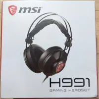 在飛比找Yahoo!奇摩拍賣優惠-msi H991 微星 電競耳機