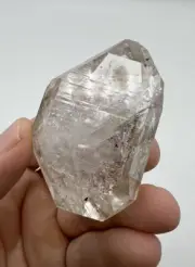62mm DT Herkimer Diamond, Great Clarity & Luster, Rainbows, Surface Etchings