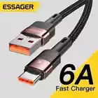 ESSAGER 6A Fast Charging USB-C Cable for Samsung Galaxy A23 A33 A52 A52s A53 5G