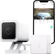 Smart Garage Door Opener W/Built-In HD Video, Remotely Control Garage Door, 1080