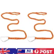 Kayak Paddle Lanyard Rope Elastic Kayak Paddle Rope for Canoing Fishing Boating