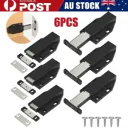 6x Cabinet Magnetic Push Door Catches Cupboard Kitchen Drawer Closer Push Opener