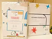 Snoopy Pottery Barn School peanuts Pillowcase Holiday+ surf gift Dog SET Disney
