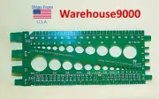 BOLT and NUT GAUGE 21152 METRIC, INCH, UNC, UNF, MM, US & METRIC THREAD PITCH