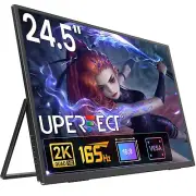 165Hz Gaming Monitor 24.5" Portable Display 2K 2560x1440 1ms for PS4/5 Xbox