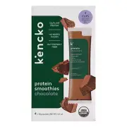 Kencko Instant Protein Smoothies Powdered Drink Mix Chocolate