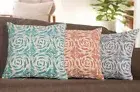 3 Sets of Hand block Print Cushion Cover Home Decor Cushion Cover Print Cotton