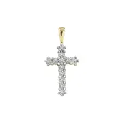 1/8CTW-Diamond CROSS PENDANT