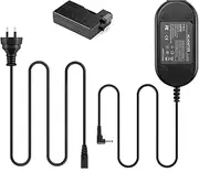 Raeisusp ACK-E8 AC Power Adapter Dummy Battery DR-E8 DC Coupler Kit Replacement LP-E8 for Canon EOS Rebel T5i T4i T3i T2i, Kiss X6i X7i X5 X4, 700D 650D 600D 550D.