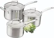 [Scanpan] 22033 Impact 3 Piece Saucepan Set