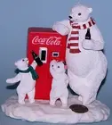 Coca Cola Heritage Collection Cavanaugh "Refreshing Treat" polar bears w cubs