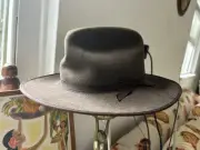 Akubra For R M Williams Brown Australian Fur Felt Wool Hat Size 57 Brand New