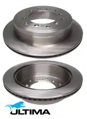 ULTIMA REAR VENTED DISC BRAKE ROTOR SET FOR TOYOTA 1GR-FE 4.0L V6