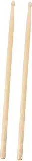EXQUIMEUBLE 1 Pair Walnut Wood Drum Sticks for Professional Drumming Comfortable Non Slip Grip for Practice Performances Bands Durable Safe Drum Accessories