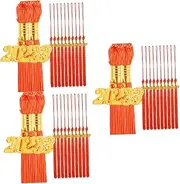 STOBOK 3sets Academic Graduation Hat Tassels Tassel Pendant for Graduation 12pcs*3