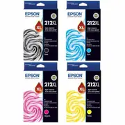 Epson 212 Set of 4 High Yield Inkjet Cartridges