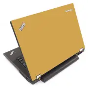 GOLD Vinyl Lid Skin Cover Decal fits IBM Lenovo ThinkPad T440P Laptop