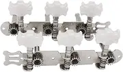 2pcs Folk Guitar Head Knobs Guitar String T ng Pegs Tuner Guitar T ng Keys Silver Color Silver One Size