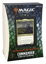 Adventures in the Forgotten Realms Commander Deck: Aura of Courage MTG Brand New