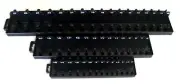 92pc BLACK METRIC GOLIATH INDUSTRIAL SOCKET TRAY RACK RAIL HOLDERS DEEP SHALLOW