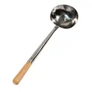 Town 34971 Large 8 Oz. Stainless Steel Wok Ladle With Wood Handle