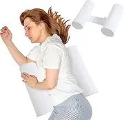 BALAPET Body Positional Pillow for Side Sleeper Back Sleeper, Memory Foam Supportive Trainer for Sleeping on Side, Roll Cylinder Pillow for Better Sleep Breathing, CSZ-1012