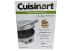 Cuisinart WAF 200 4 Slice Belgian Waffle Maker Round Nonstick Baking Plates