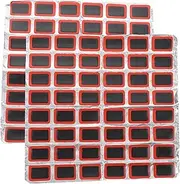 BESPORTBLE Bike Repair Tool Inflatable Tire Patch Kit 48 Patches 25mm Square Shape for Emergency Tube Repair Suitable for Bicycle